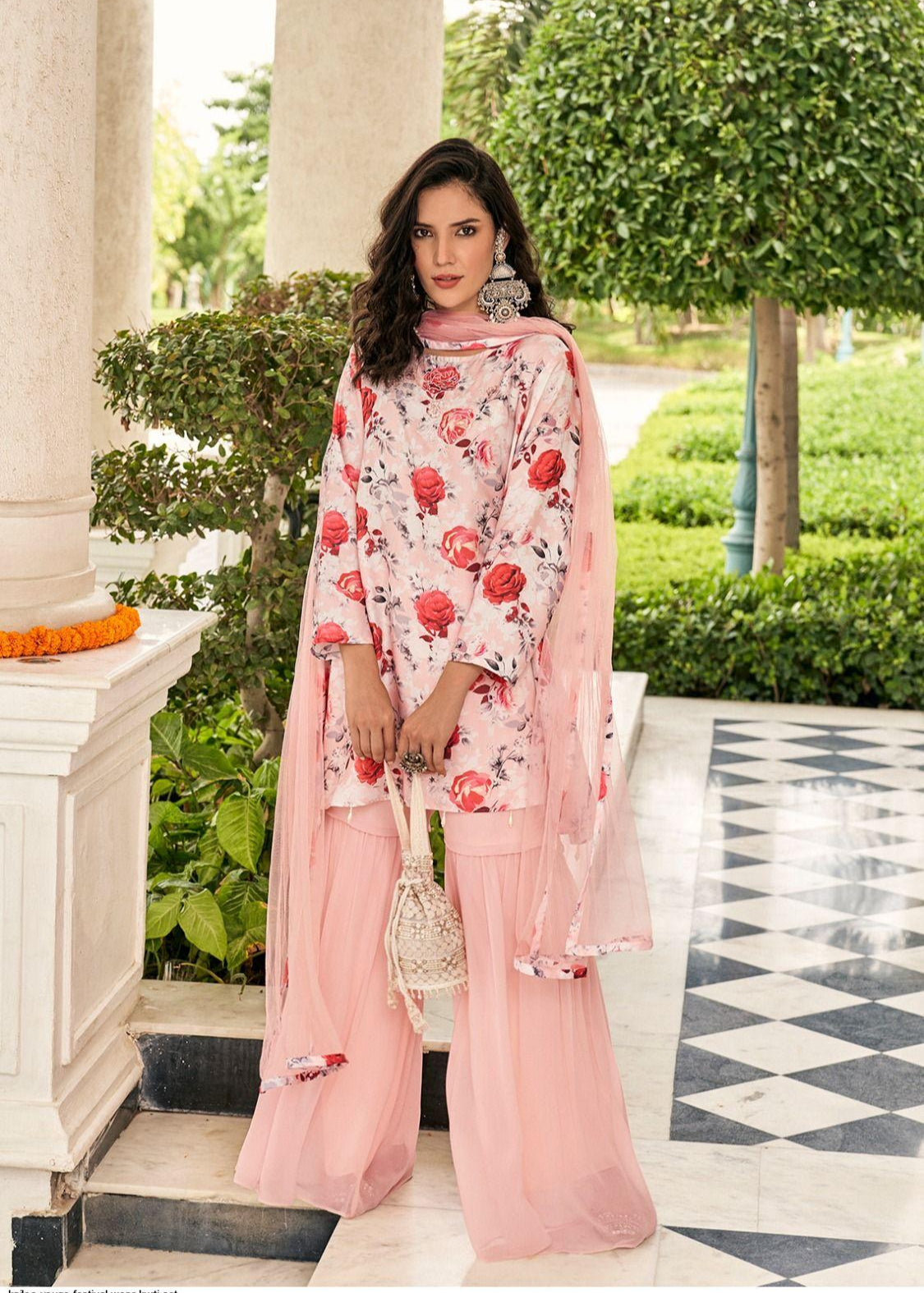 Suit - Sharara 3 Piece Set