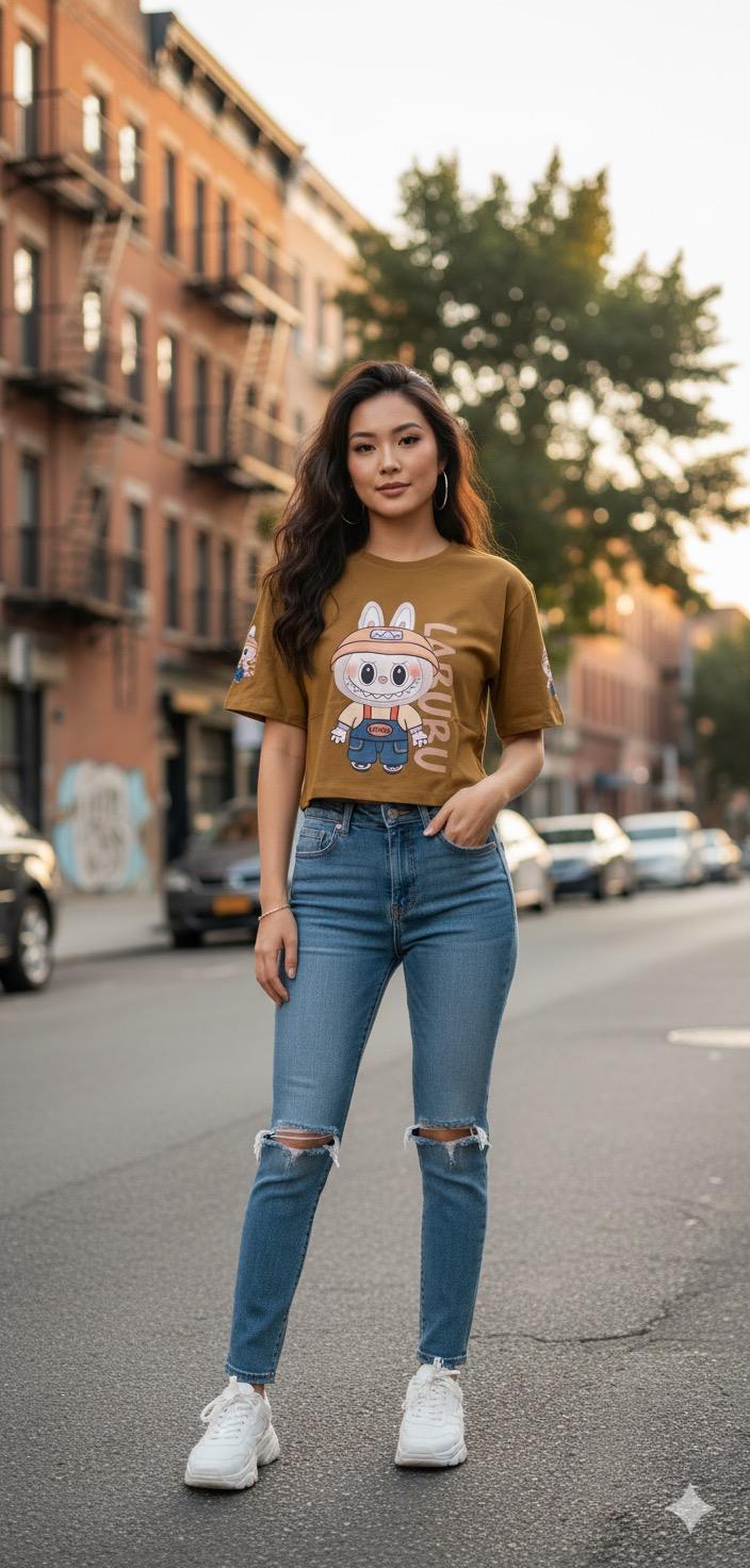 Labubu Crop Tops