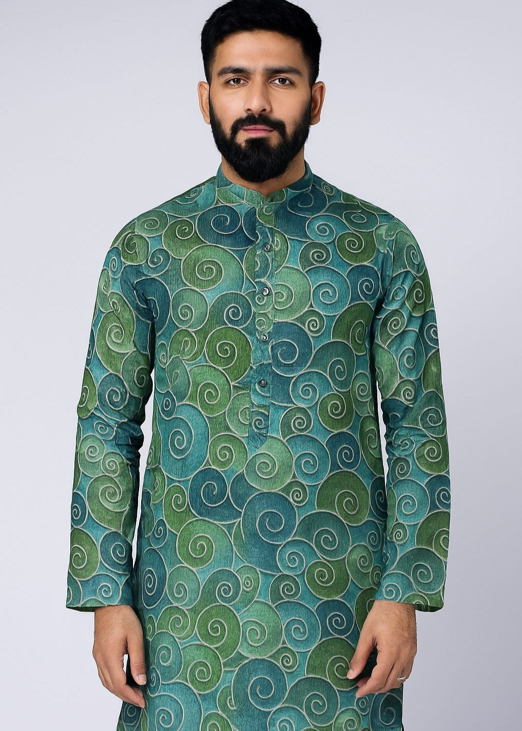 Mens Kurta - Multicolor