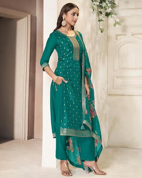 Kurti - Deep Teal 3 Piece Set