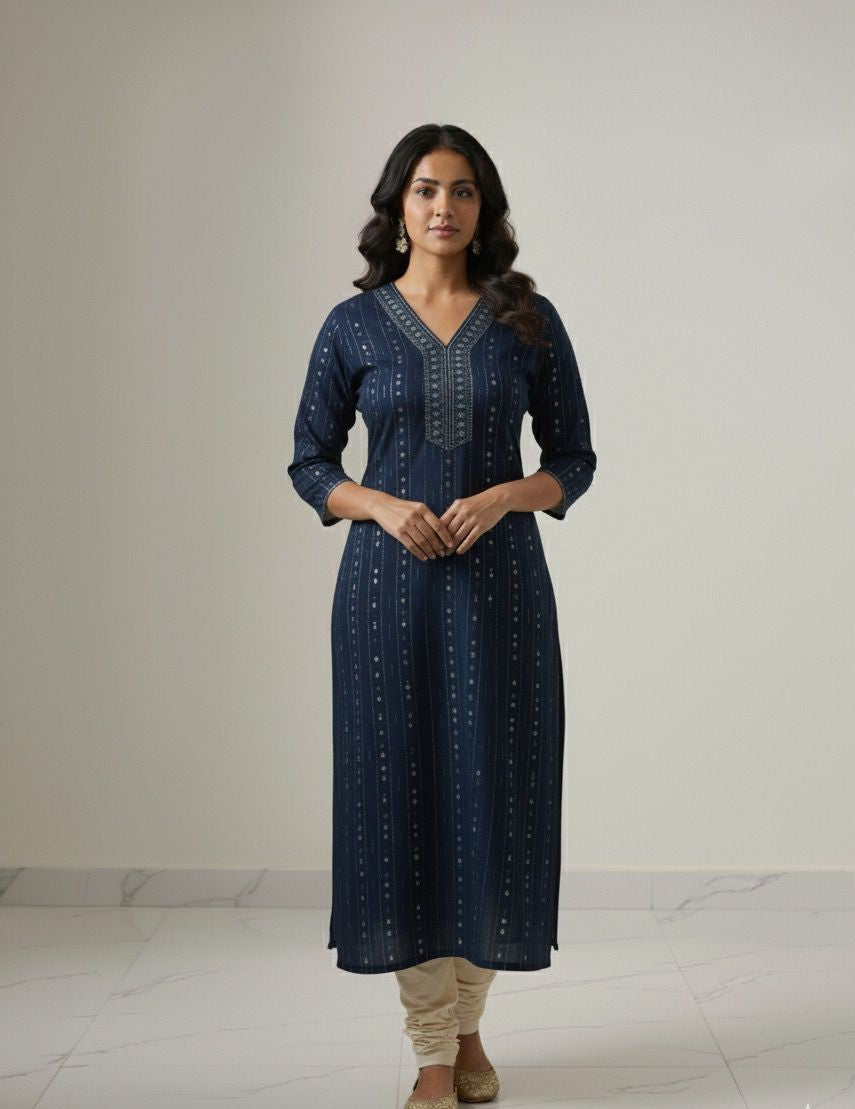 Kurti - V Neck