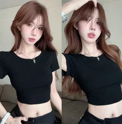 Crop Top Tied back Design - Padded