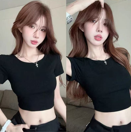 Crop Top Tied back Design - Padded