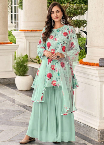 Suit - Sharara 3 Piece Set