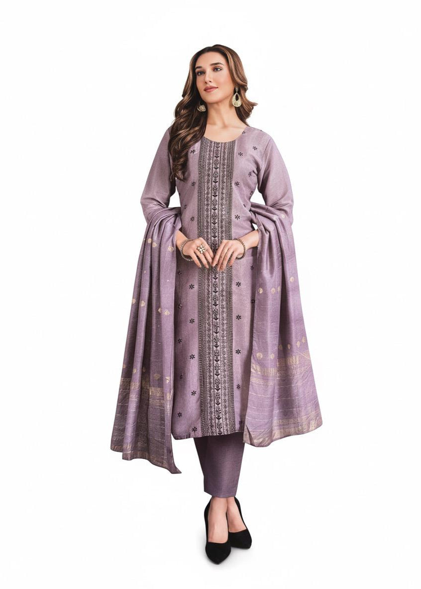 Kurti - Lilac 3 Piece Set