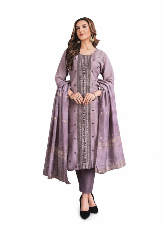 Kurti - Lilac 3 Piece Set
