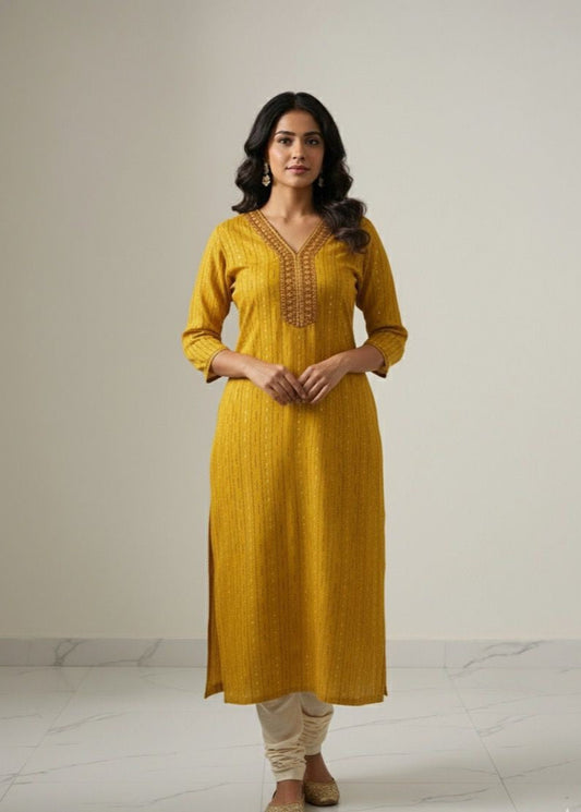 Kurti - V Neck