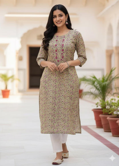 Kurti - Floral Print