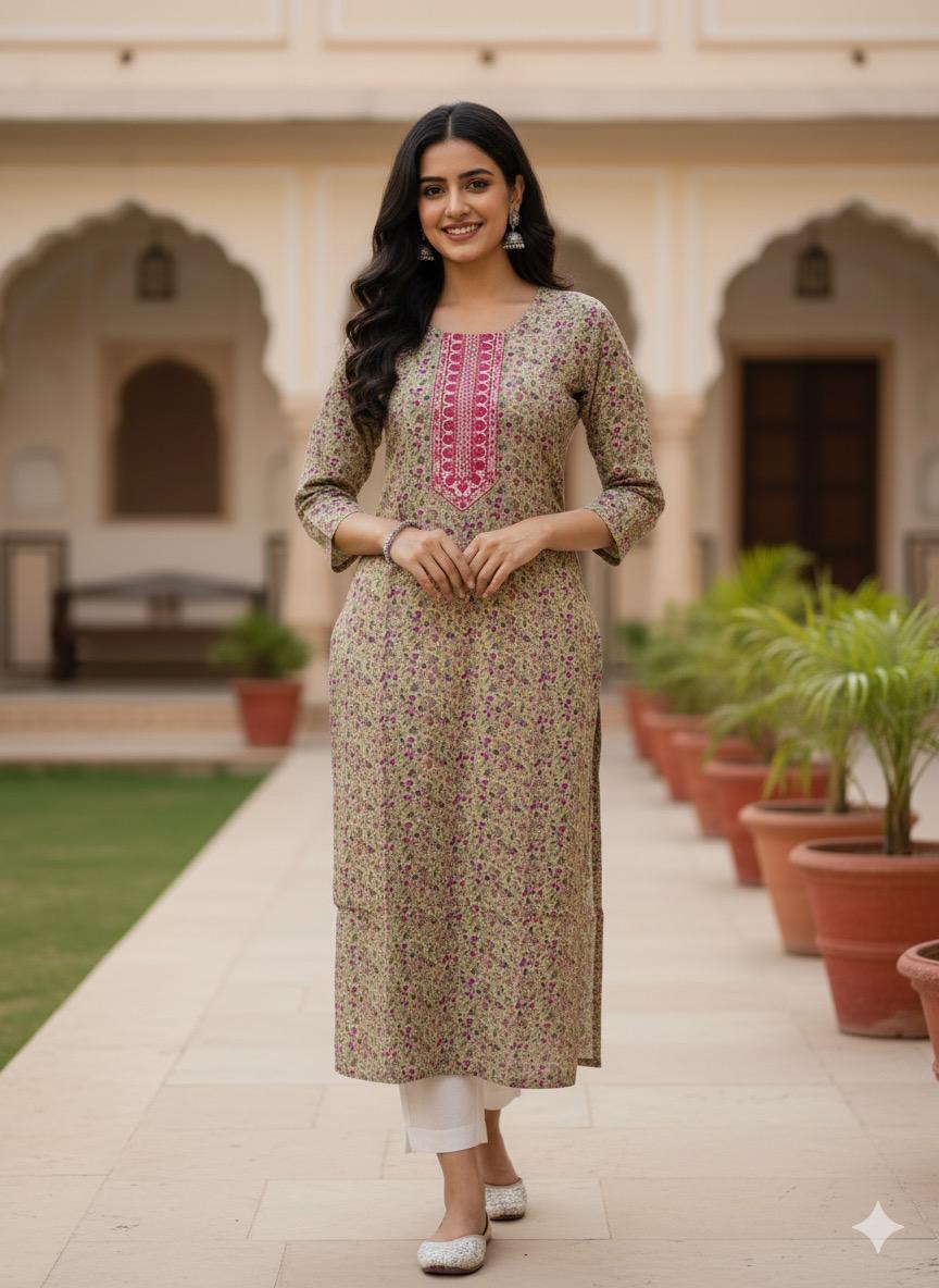Kurti - Floral Print
