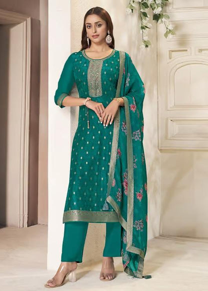 Kurti - Deep Teal 3 Piece Set