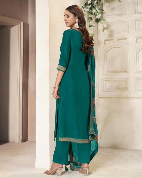 Kurti - Deep Teal 3 Piece Set