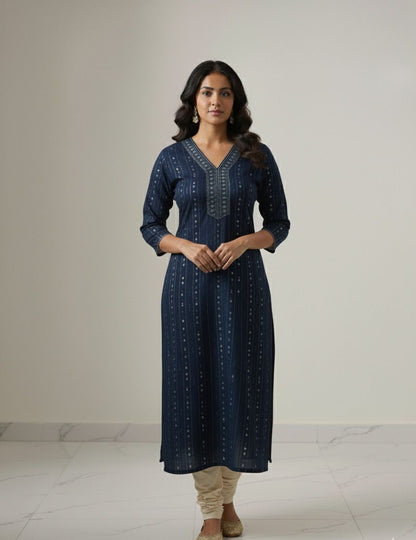 Kurti - V Neck