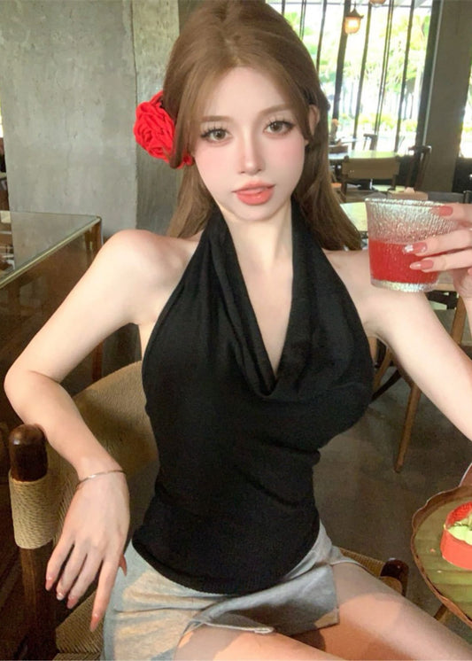 Cow Neck Design Top - Non Padded