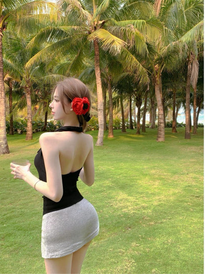 Cow Neck Design Top - Non Padded